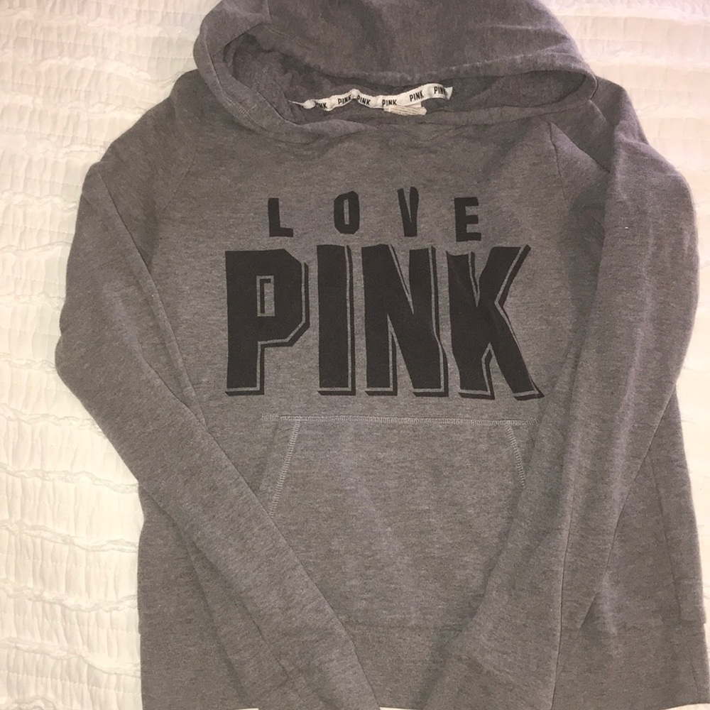 VS pink hoodie
